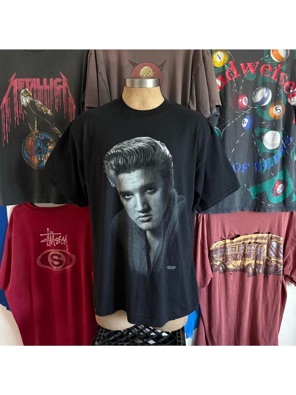 Vintage 1990s elvis presley t shirt